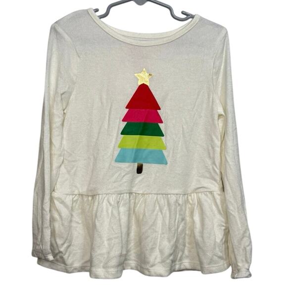 Cat & Jack 5T Christmas Tree Long Sleeve - Picture 1 of 2